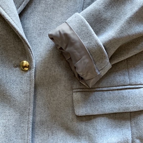 Grey Pea Coat - Picture 3 of 4
